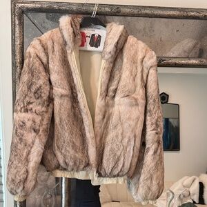 Custom Fur Bomber Jacket